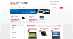 Desktop Screenshot of lojadenotebook.com