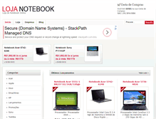 Tablet Screenshot of lojadenotebook.com